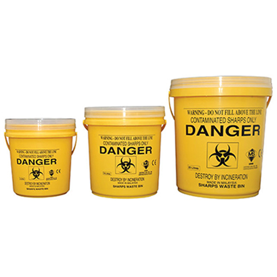 sharps disposal tubs - Stone Environmental